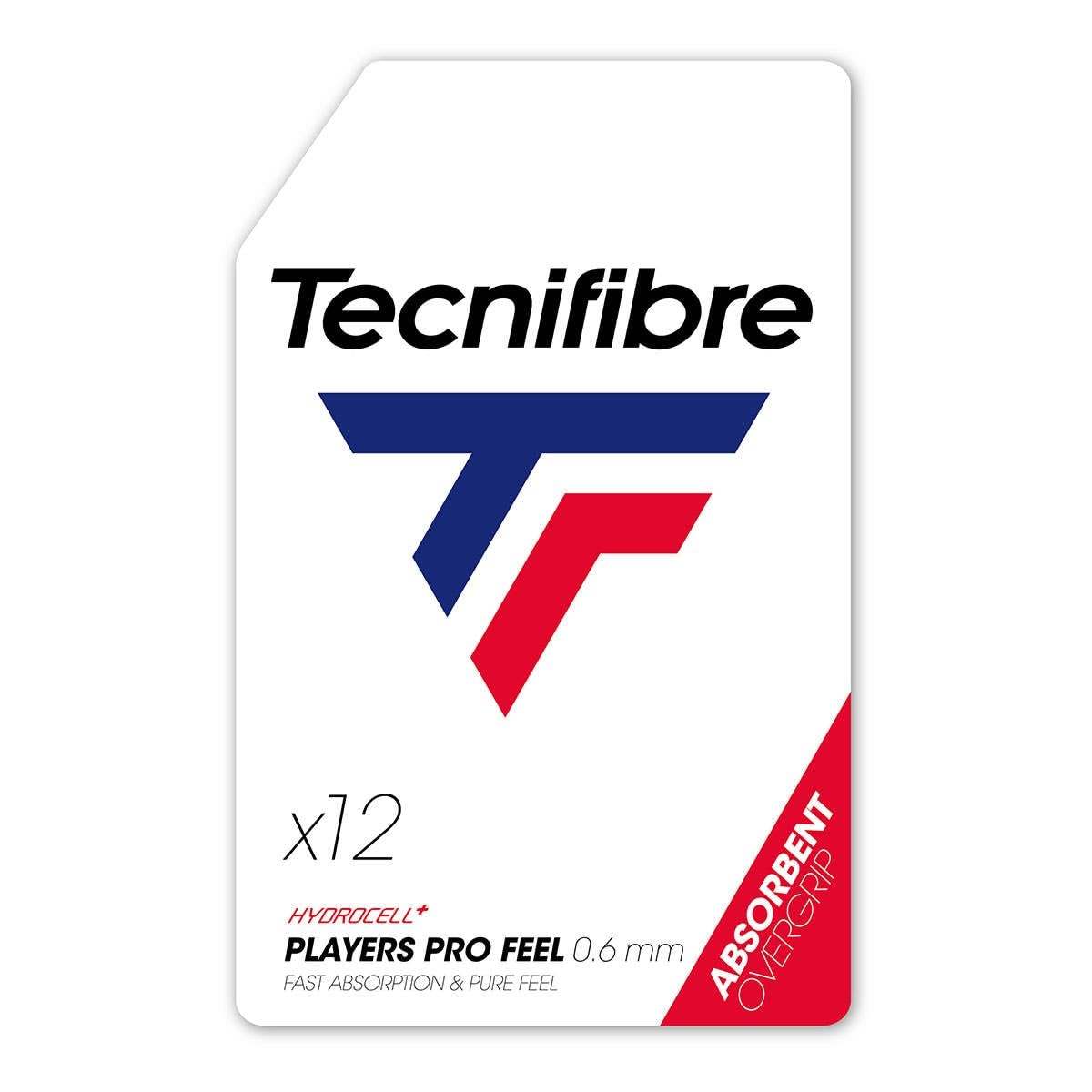 

Tecnifibre Tennis Grip Tape, Players Profile, 12-Pack, TFAA101