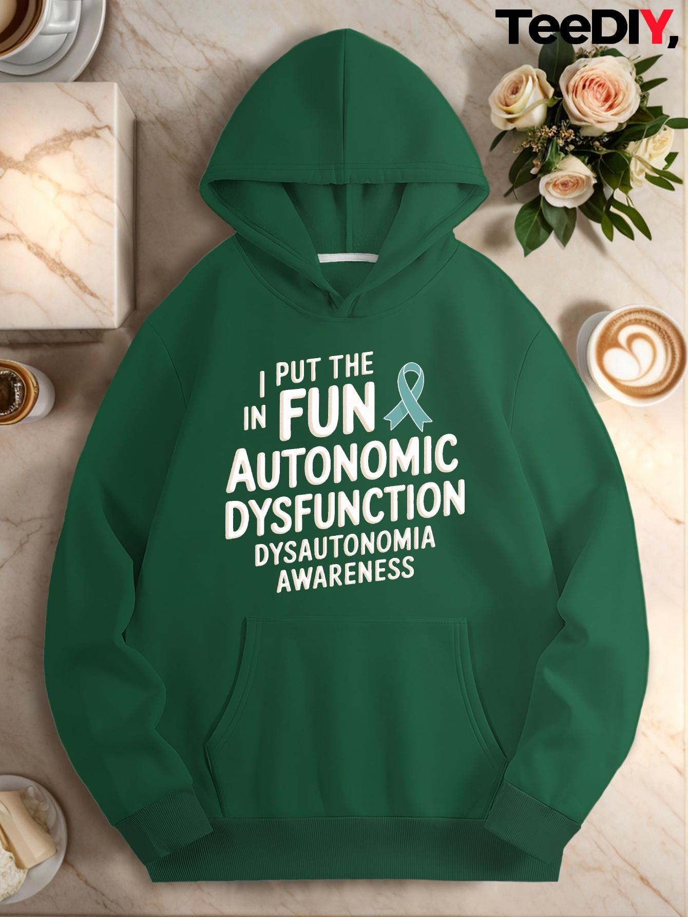 

Dysautonomia Fun In Autonomic Dysfunction Awareness women s hoodies XXL чорний