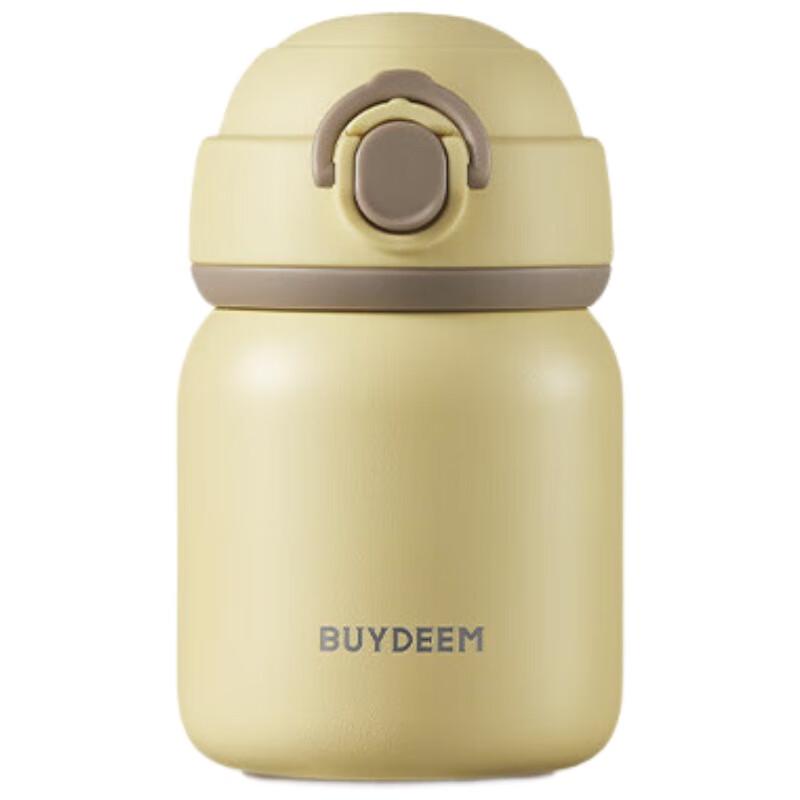 Buydeem 230ml Pop-up Lid Insulated Water Bottle