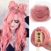 Cosplay coc dezordonat prindere și ondulare coc perucă mătase simulată rezistentă la temperatură înaltă perucă din fibre sintetice ușor de purtat
