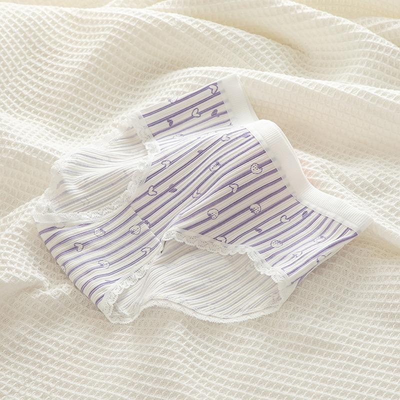 Cute Girl Cartoon Underwear Cotton Panties Girl Student Briefs for Women