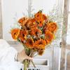 Sunflower Teddy Dried Flower Bouquet - Yunnan Natural Air-Dried Arrangement for Living Room Decor