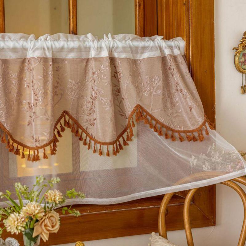 Tassel Lace Curtains Decorative Curtains Coffee Shop Curtains