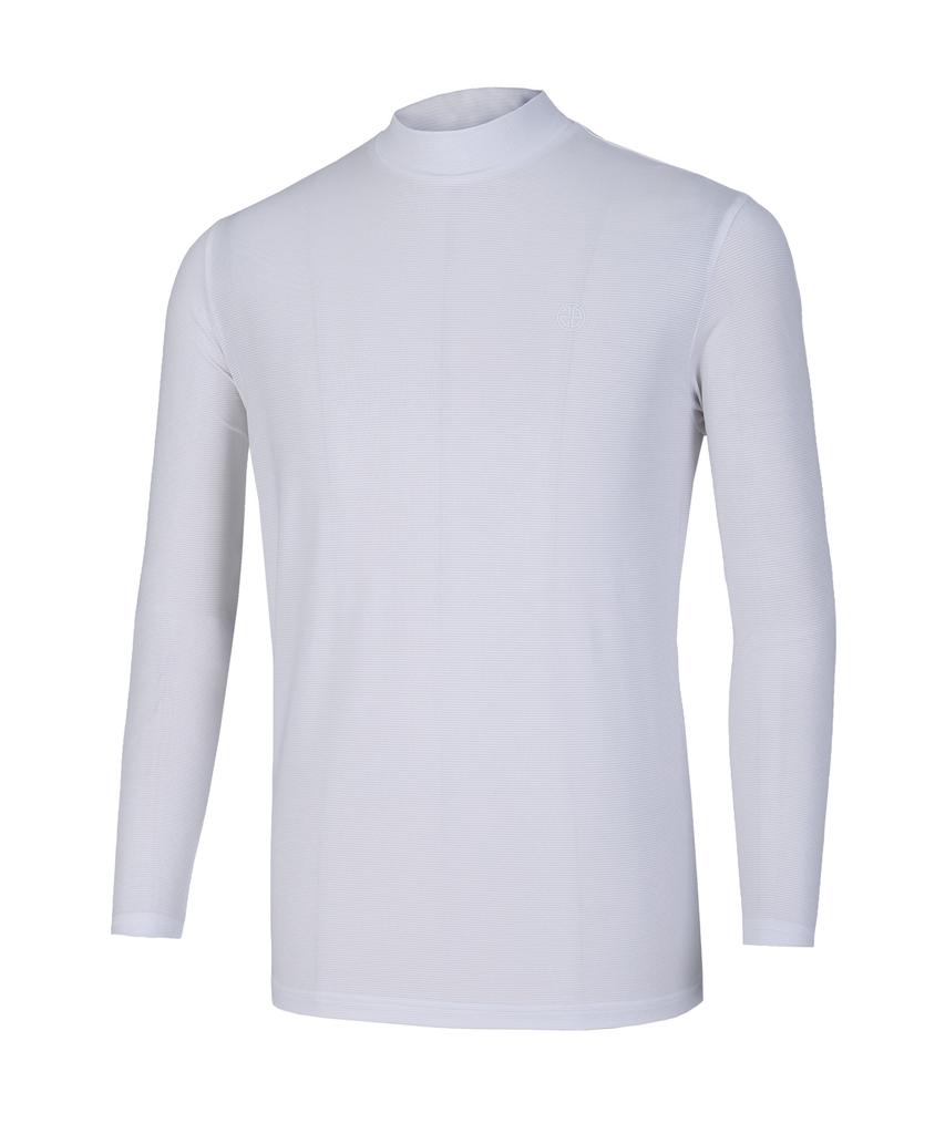 2ELA Men'S Iceway Cooling Mock Turtleneck Long Sleeve T-Shirt 6 Colors (Type A)