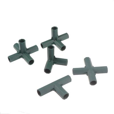 16Mm Pvc Montaj Kararlı Destek Ağır Hizmet Sera Çerçeve Bina Konnektörü