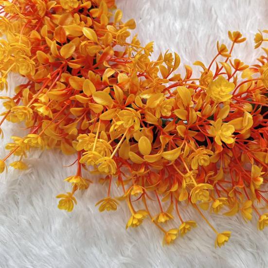 Artificial Flower Wreath for Front Door Rustic Floral Wreath Decoration for Fall Autumn Farmhouse Porch Patio Garden Wall Indoor Outdoor Decor
