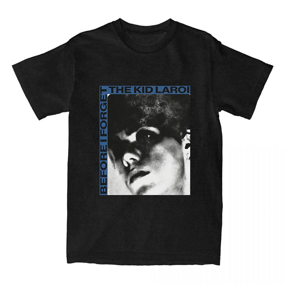 

THE KID LAROI Printing T-shirt TKL Before I Forget Design Printed Tee Unisex O-neck Summer Women/Men Tshirt XXL чорний