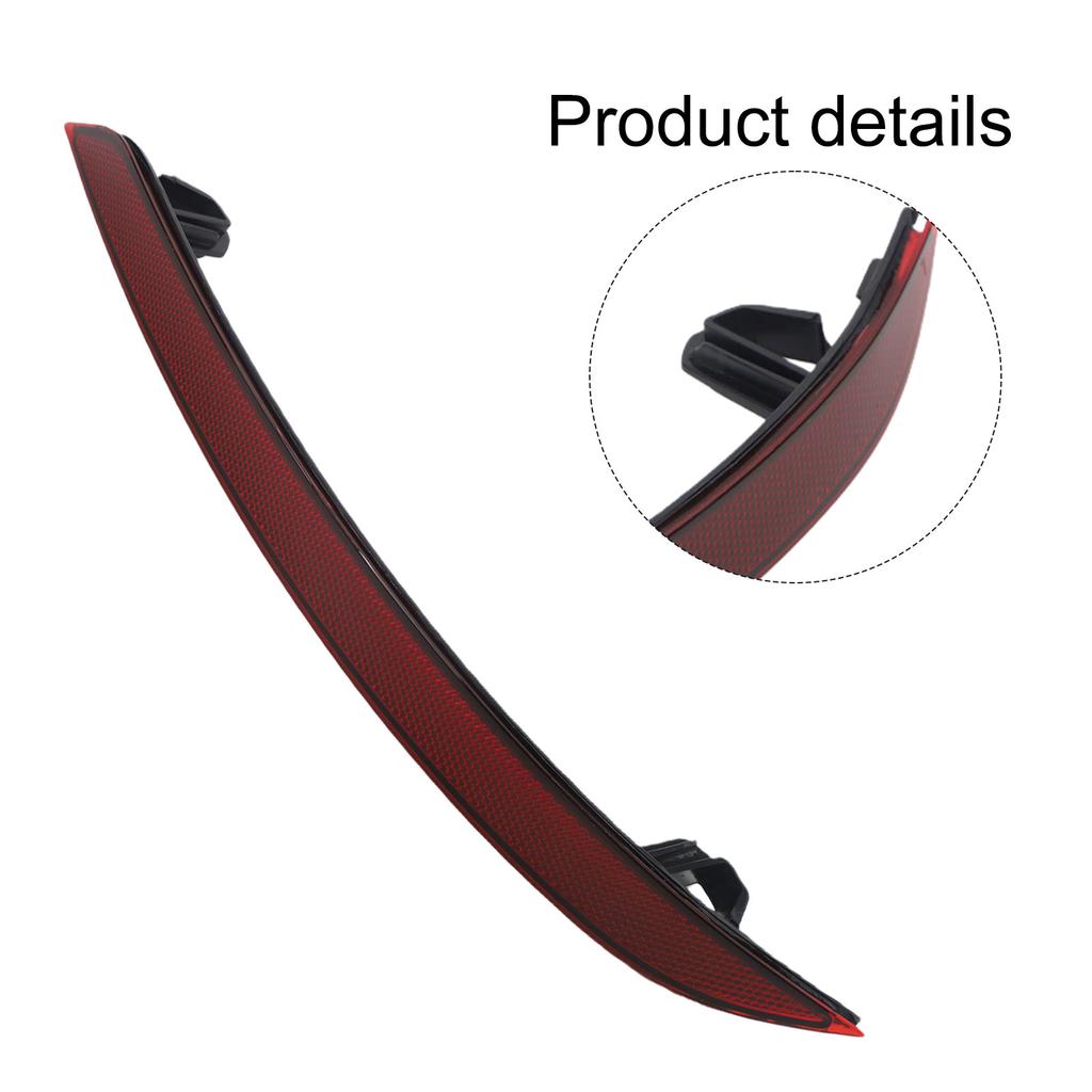 Automotive Rear Left Bumper Reflector Trim for Volvo For XC60 2018 to 2025 Model 31656677 Replacement Plastic Part for Vehicle