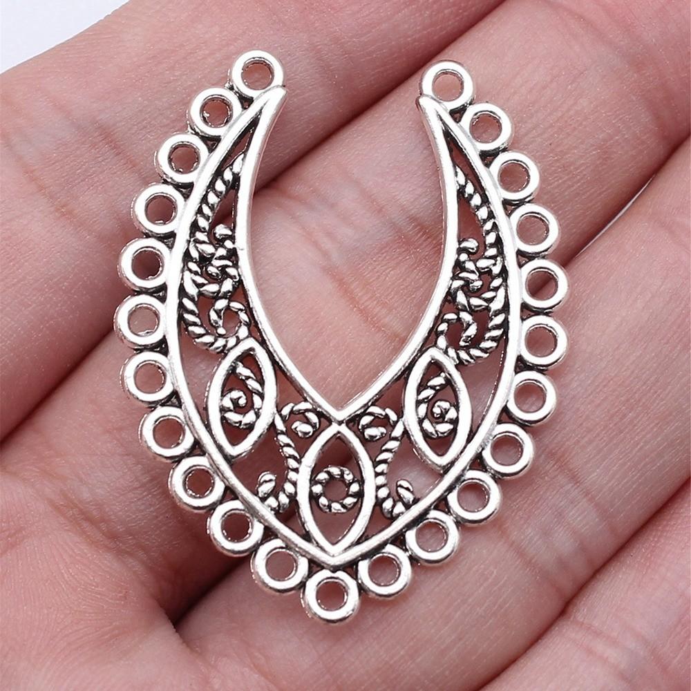 Accessories Parts Curved Necklace Connector Minimalist Jewelry Components QA013