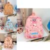 Cute Loopy Capybara Snowman Burger Cartoon Printed Children Backpack For Kindergarten And Elementary Students