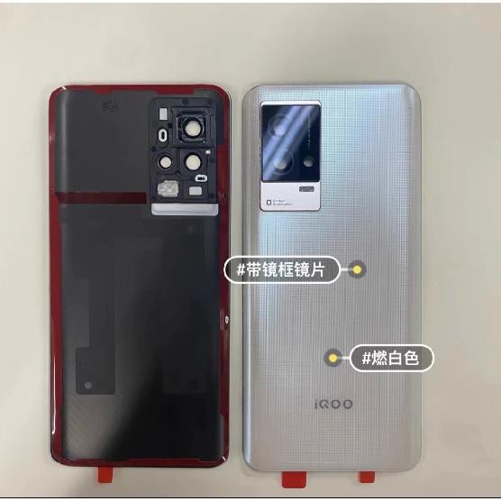 6.62" Housing For Vivo iQOO 8 Back Glass Battery Cover V2136A Back Door Rear For Vivo iQOO8 Repair Replacement
