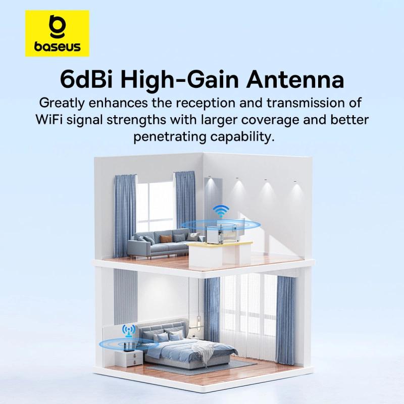 Baseus Bs-Oh171 150Mb/S Usb Network Card - Black