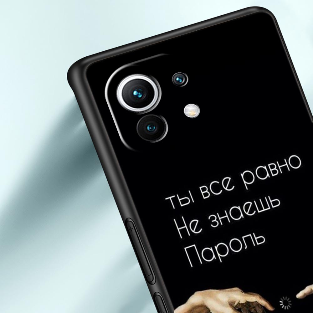 Russian Quote Slogan Letter Phone Case Cover for Xiaomi Mi 17 15 14 13 12 11 Ultra 15T 14T 13T 12T 11T Pro Lite Soft TPU Shell