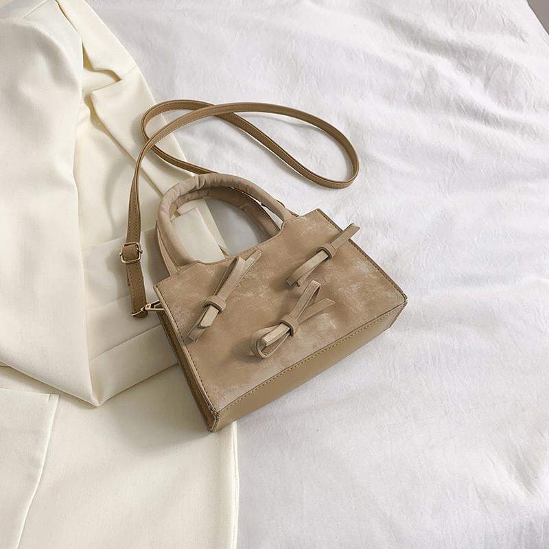 Stylish Korean Inspired Mini Square Handbag For Women Chic Pu Fashion Tote Bag