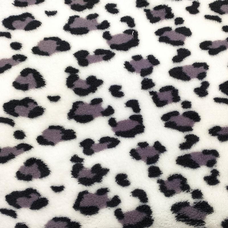 

Двостороння фланелева ковдра з леопардовим принтом, тканина для піжам