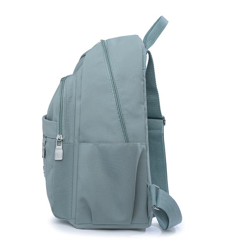 Nylonový dámský batoh Jednobarevný batoh Studentská školní taška