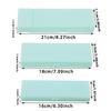 1Pc Rectangle single-layer Nail Art Tool Empty Storage Box Tweezers Clippers Brush  Portable Plastic Container Pencil Case