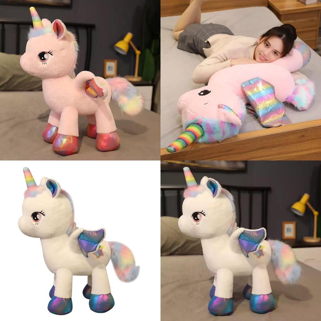 Charming Rainbow Unicorn Plush Toy For Kids Soft And Cute Stuffed Doll Gift