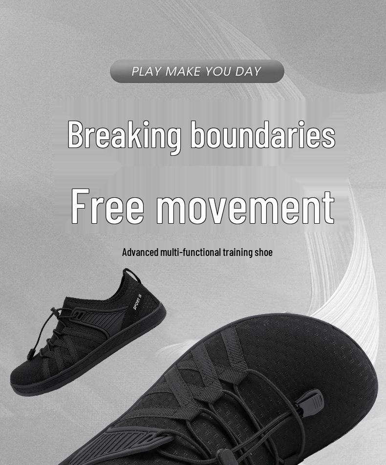 2025 Summer Comfortable Indoor Wide Toe Fitness & Yoga Shoes - Breathable for Running & Cycling