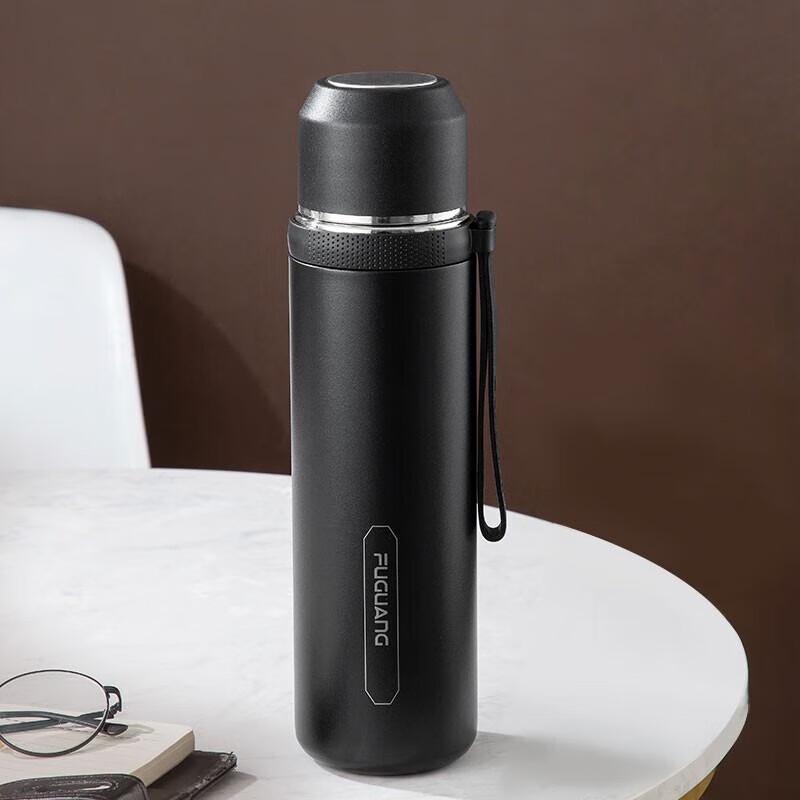 Fuguan 316L Stainless Steel Insulated Water Bottle with Pop-up Lid