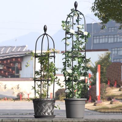 Metal Plant Trellis Garden Obelisk Trellis Climbing Plants Support Frame Easy Assembly Vertical Cage
