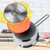 Rondel Rondelek Mały Garnek z Długim Uchwytem Stalowy Nierdzewny 14 cm 0,9L