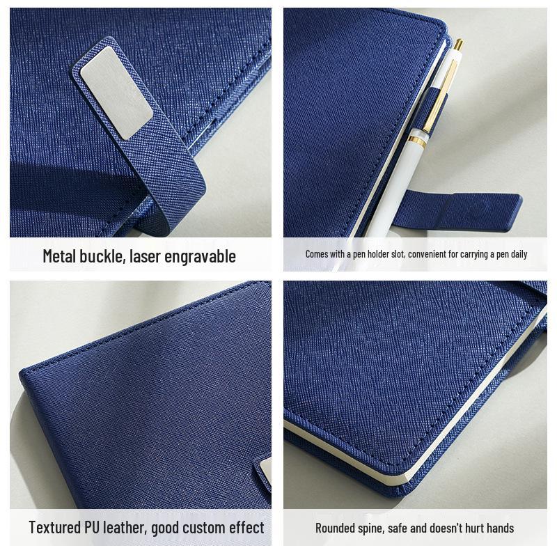 A5 Custom Logo Notebook Gift Set - High-Quality Meeting Minutes Book and Business Souvenir