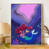 Disney Diamond Painting 5D DIY Ariel Diamond Painting Art Diamond Painting Kit Adult/Beginner Gift Idea Unique Home Decor