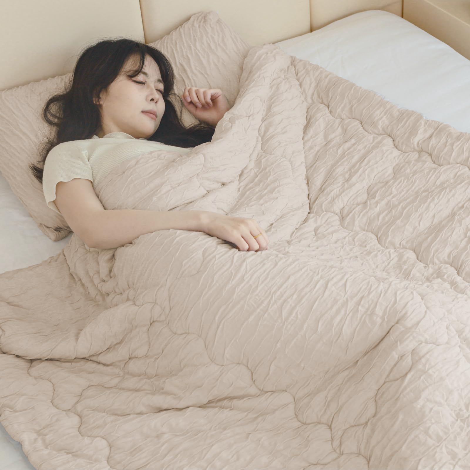 

VERILADY Soft and Soft and Perfect for and Autumn All-Season Comforter, Fluffy, Reversible, Dry-Proof, Cool-to-the-Touch, Quilted, Double-Layer,