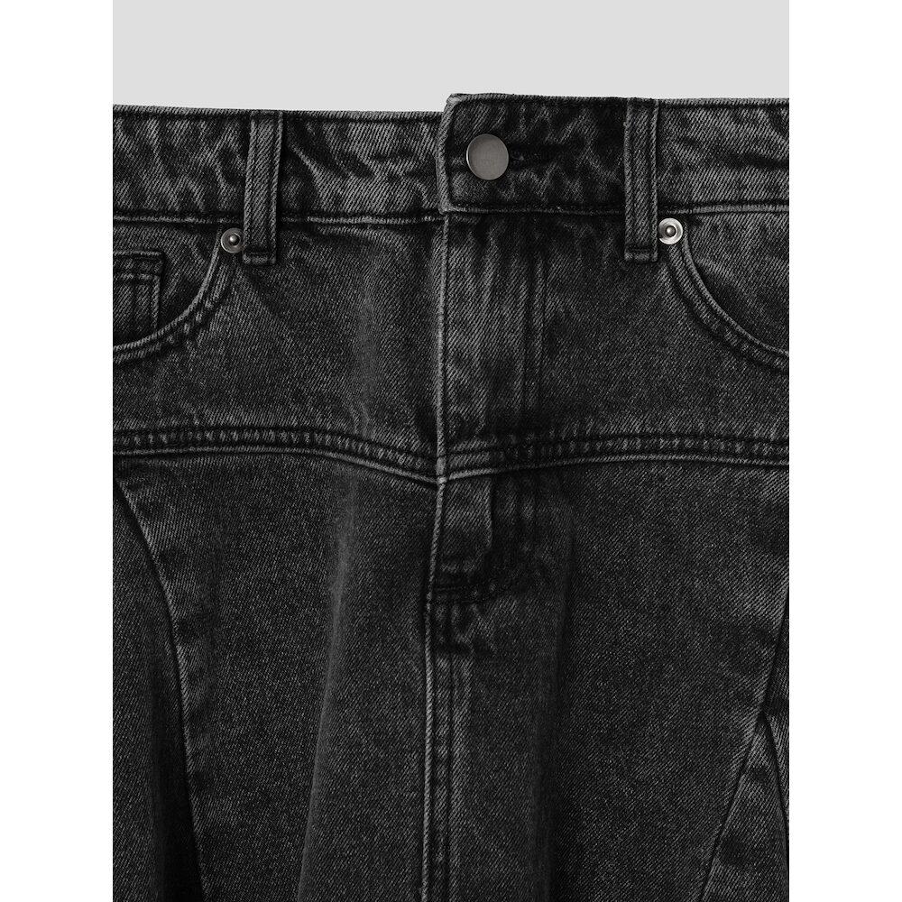 8SECONDS Modified Denim Skirt Ash