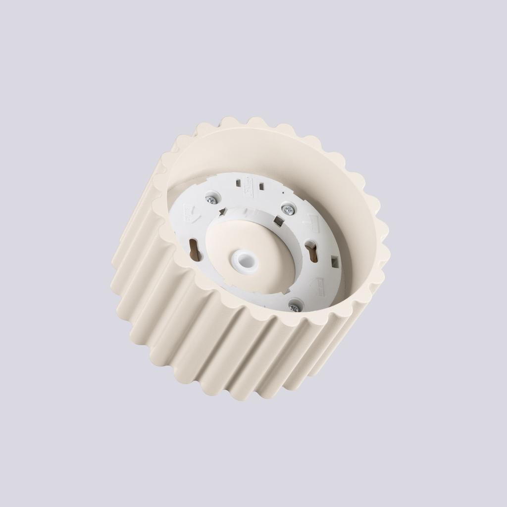 Ceiling Light Aura 1 Gx53 Beige Alu Sollux Sl.1792