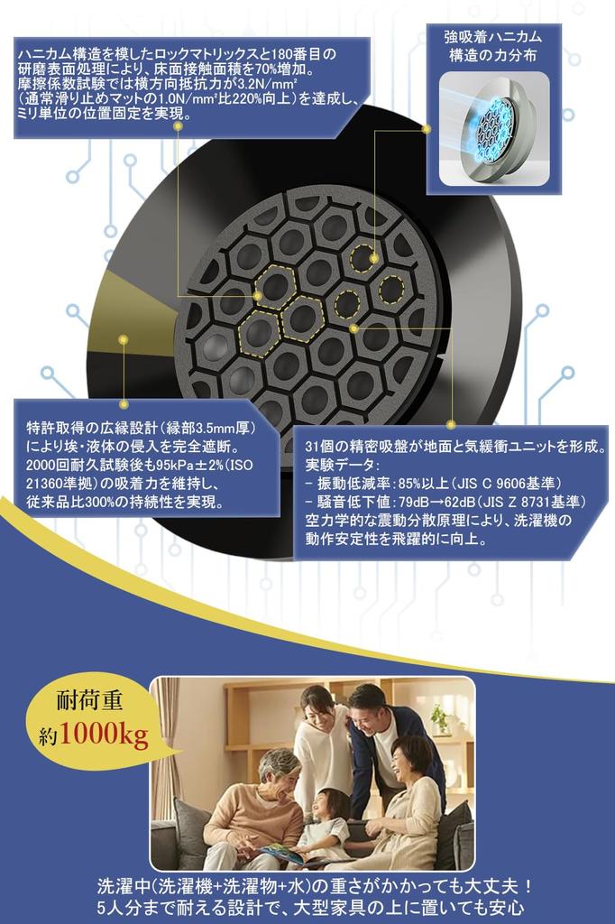 SKYFLY Waschmaschine Waschmaschine für Trockner und Boden für Waschen Innovativ Verbessert Verhindert Möbel Außenbereich Verwendung Erhöhung, Anti-Vibration,