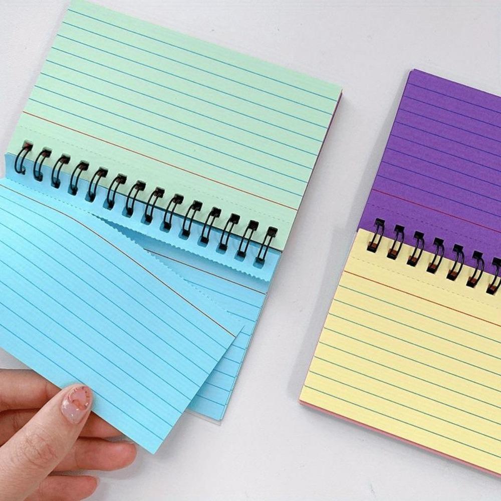 2Pcs Portable Color Spiral Notebook for Students and Office Use Durable and Convenient Journal for Organizing Notes and Ideas