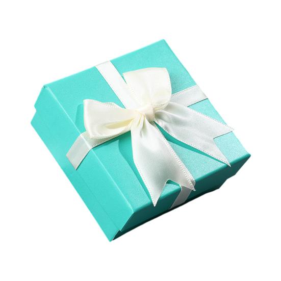 Caja de Regalo Cuadrada con Lazo de Cinta Día de San Valentín Dama de Honor Boda Cumpleaños Presente Caja de Envoltura con Tapa Caja Portátil para Empaque de Joyería