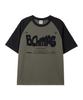 BORN CHAMPS [5 Colors] Bold Motion Oversized Raglan Short Sleeve T-Shirt B25St87