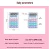 Compact Transparent Mini Calculator for Students