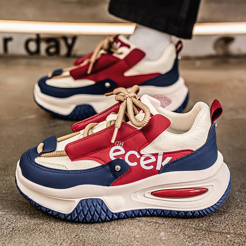 Fashion Original Casual Men Sneakers Designer Height Increasing Shoes for Men Comfortable Breathable Men Outdoor Sneakers Tenis