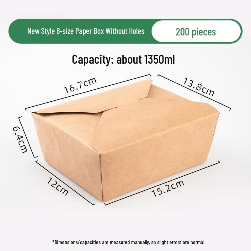 Disposable Kraft Paper Food Container