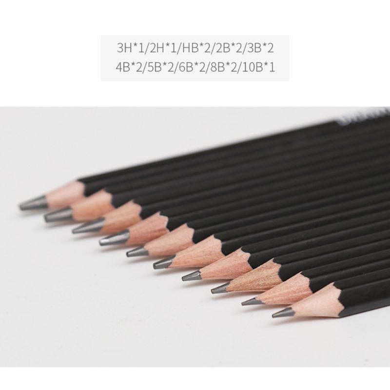 Buy 30pcs Set Professional Sketching Pencil Drawing Kit 2h Hb 2b 3b 3h 4b 5b 6b 8b 10b School Art Supplies At Affordable Prices Free Shipping Real Reviews With Photos Joom