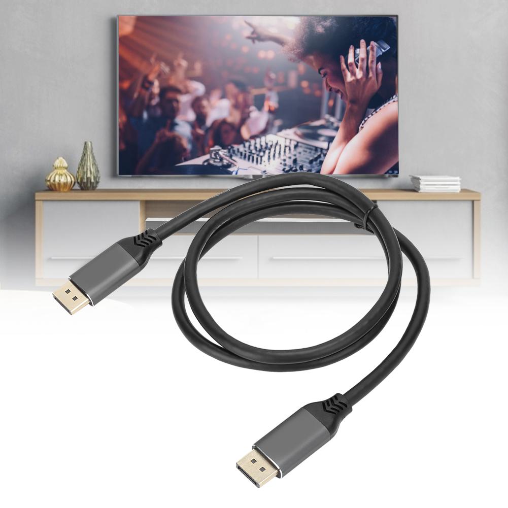 1.4 MaletoMale DP to MaletoMale DP Cable Wire Line for 8K Universal Compatibility