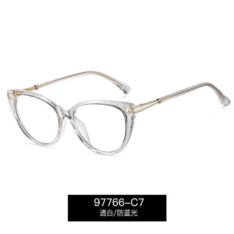 Fashion Cat Eye Myopia Glasses For Women Outdoor UV Protection Prescription Glasses Spring hinge Near Sight Eyeglasses