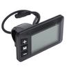 Electric Bike LCD Display Panel with G51 6P Water Proof Connector Speed Battery Level Display for Scooter Cycling