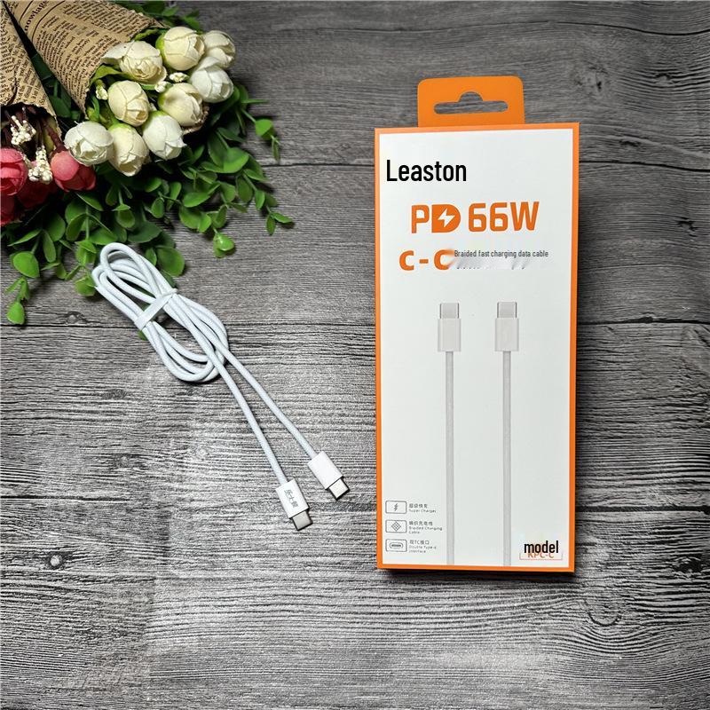 

Lesoton KPC-C Braided USB-C to USB-C Data Cable for iPhone 15 and Laptops