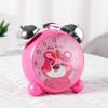 Super loud student cartoon sweeping seconds alarm clock head of bed silent alarm clock luminous male and female student small alarm clock home use