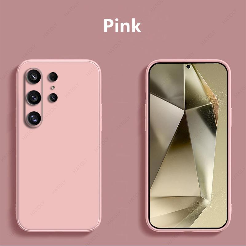 Für Samsung Galaxy S25 Ultra Hülle Abdeckung Für Samsung S25 Flüssig-Haut Silikon Bumper Handy Funda Para Rückseite