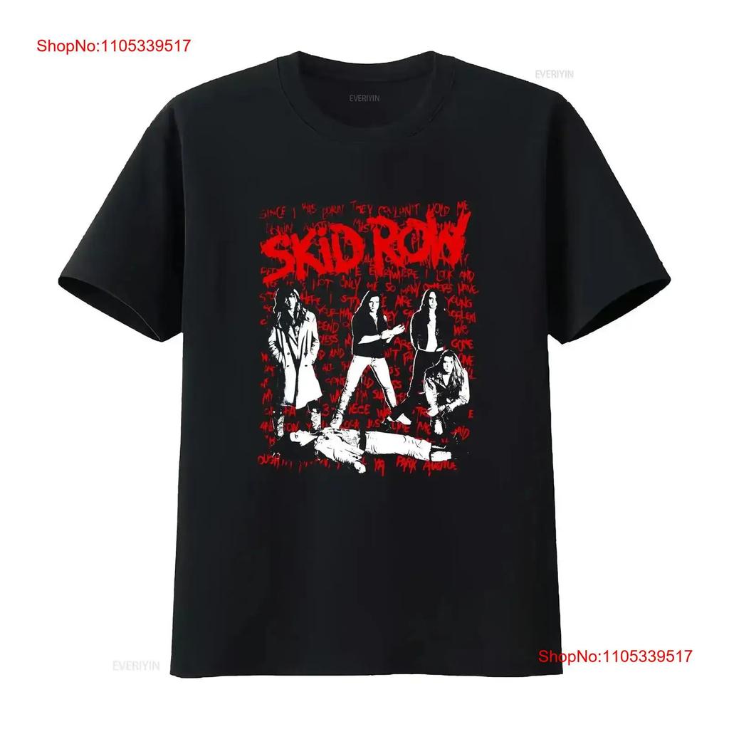 Maglietta Originale Ufficiale Skid Row Concerto 1989 Tour Originale M L Lavata uomo streetwear Versat