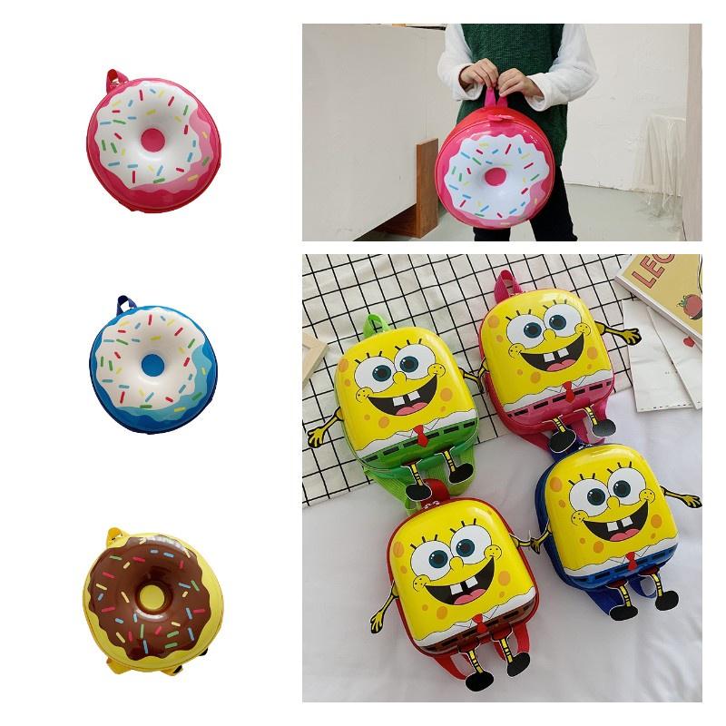 Sweet Donut Eggshell Backpack For Kindergarten Kids Cute And Durable