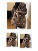 Korean Style Cute Cartoon Winter Yarn Shoulder Bag with Tassels - Versatile Large Capacity Tote