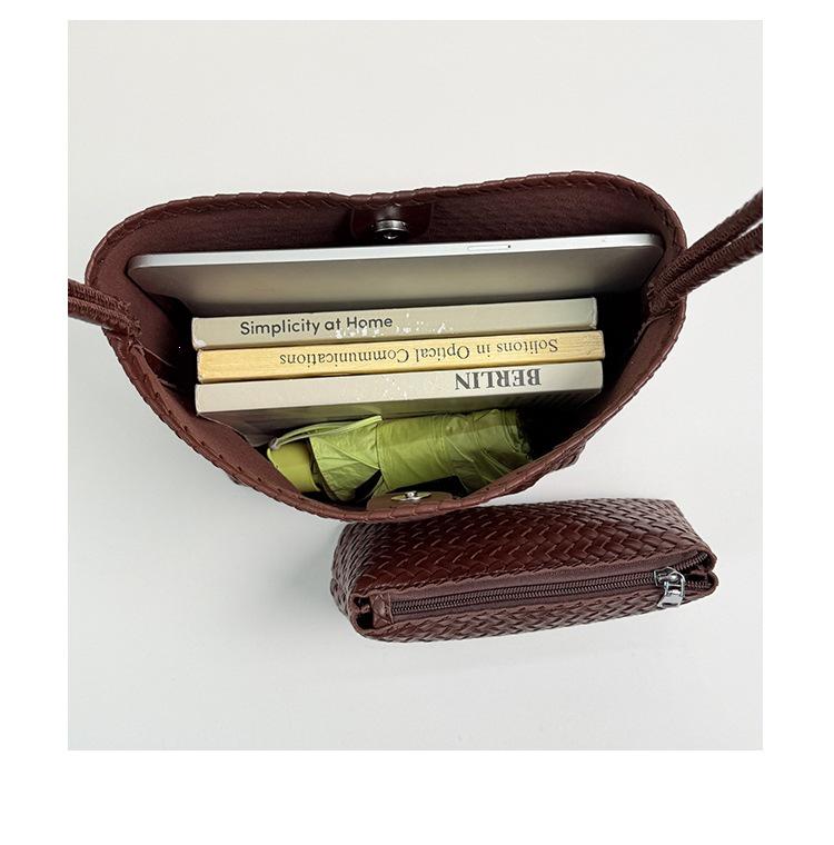 Women's 2026 Summer Trendy Woven Underarm Dumpling Crossbody Tote Bag