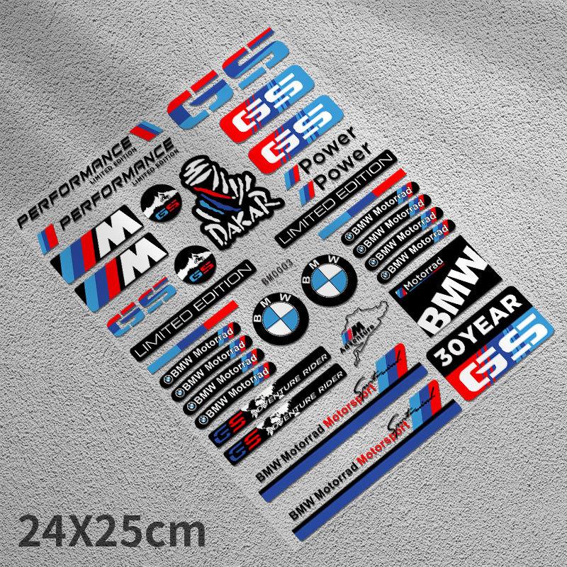 Motorcycle Helmet Car Body Fuel Tank Decorative Reflective Stickers For BMW M E46 E36 E34 F10 E90 F30 E60 F30 E53 E30 E92 E87 FX0